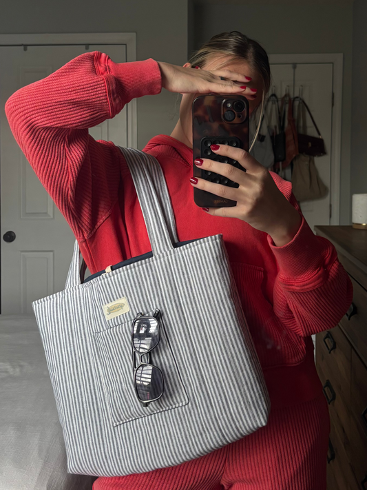 The Low Tide Grey Tote